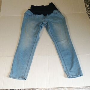 Old Navy Wow Skinny Full Panel Maternity pants Woman's 4